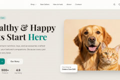 PetCare Market: Modern Pet Products E-commerce Store